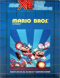 Box cover for Mario Bros. on the Atari 8-bit.