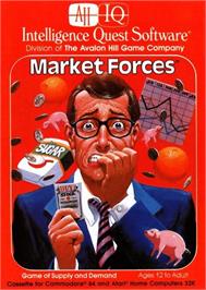 Box cover for Market Forces on the Atari 8-bit.