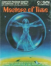 Box cover for Masters Of Time on the Atari 8-bit.