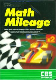 Box cover for Math Mileage on the Atari 8-bit.