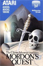 Box cover for Mordon's Quest on the Atari 8-bit.