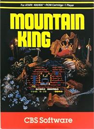 Box cover for Mountain King on the Atari 8-bit.