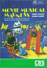 Box cover for Movie Musical Madness on the Atari 8-bit.