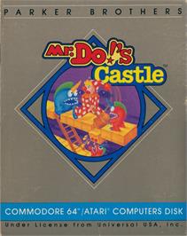 Box cover for Mr. Do! on the Atari 8-bit.