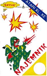 Box cover for Najemnik on the Atari 8-bit.