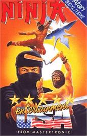 Box cover for Ninja on the Atari 8-bit.