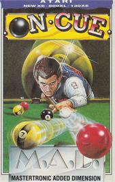 Box cover for On Cue on the Atari 8-bit.
