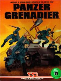 Box cover for Panzer Grenadier on the Atari 8-bit.
