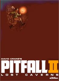 Box cover for Pitfall II on the Atari 8-bit.
