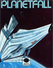 Box cover for Planetfall (Argus Press Software) on the Atari 8-bit.