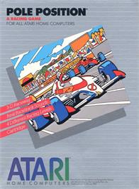 Box cover for Pole Position on the Atari 8-bit.