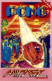 Box cover for Pong on the Atari 8-bit.