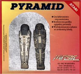 Box cover for Pyramid on the Atari 8-bit.