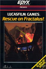 Box cover for Rescue On Fractalus! on the Atari 8-bit.