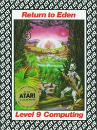 Box cover for Return to Eden on the Atari 8-bit.