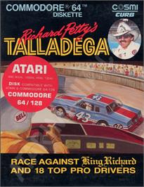 Box cover for Richard Petty's Talladega on the Atari 8-bit.
