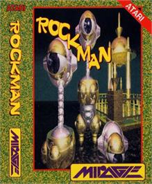Box cover for Rockman on the Atari 8-bit.