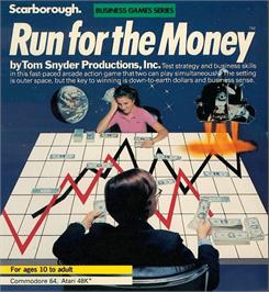 Box cover for Run For The Money on the Atari 8-bit.