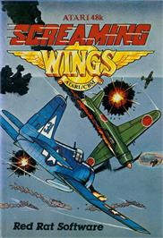 Box cover for Screaming Wings on the Atari 8-bit.