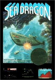 Box cover for Sea Dragon on the Atari 8-bit.