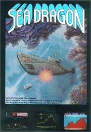 Box cover for Sea Dragon on the Atari 8-bit.