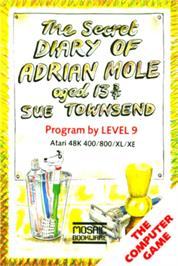 Box cover for Secret Diary of Adrian Mole on the Atari 8-bit.