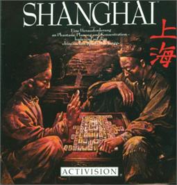Box cover for Shanghai on the Atari 8-bit.