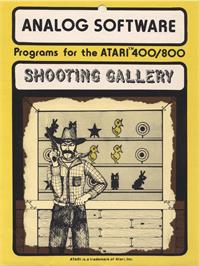 Box cover for Shooting Gallery on the Atari 8-bit.
