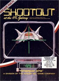 Box cover for Shootout at the OK Galaxy on the Atari 8-bit.