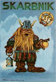 Box cover for Skarbnik on the Atari 8-bit.