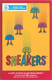 Box cover for Sneakers on the Atari 8-bit.