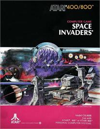 Box cover for Space Invaders on the Atari 8-bit.