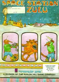 Box cover for Space Station Zulu on the Atari 8-bit.
