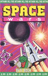 Box cover for Space Wars on the Atari 8-bit.