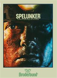 Box cover for Spelunker on the Atari 8-bit.