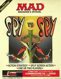 Box cover for Spy Vs Spy on the Atari 8-bit.