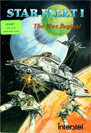 Box cover for Star Fleet I: The War Begins on the Atari 8-bit.