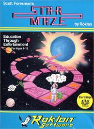 Box cover for Star Maze on the Atari 8-bit.