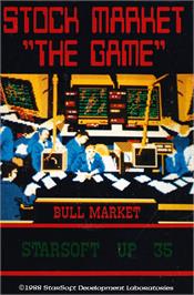 Box cover for Stock Market - The Game on the Atari 8-bit.