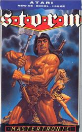 Box cover for Storm on the Atari 8-bit.