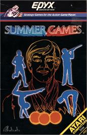 Box cover for Summer Games on the Atari 8-bit.