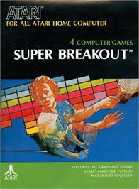 Box cover for Super Breakout on the Atari 8-bit.