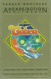 Box cover for Super Cobra on the Atari 8-bit.