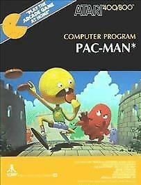 Box cover for Super Pac-Man on the Atari 8-bit.