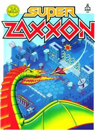 Box cover for Super Zaxxon on the Atari 8-bit.