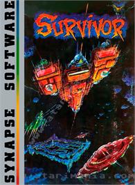 Box cover for Survivor on the Atari 8-bit.
