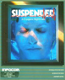 Box cover for Suspended on the Atari 8-bit.
