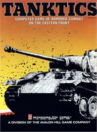Box cover for Tanktics on the Atari 8-bit.