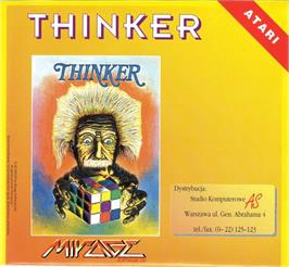 Box cover for Thinker on the Atari 8-bit.