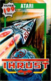 Box cover for Thrust on the Atari 8-bit.